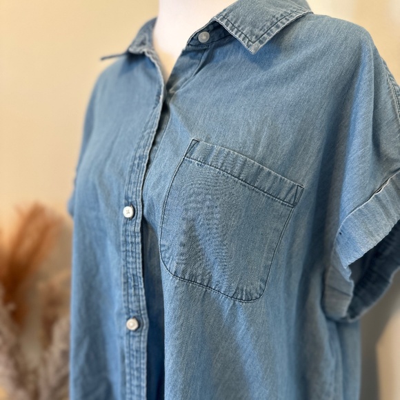 Denim button up - Picture 2 of 3